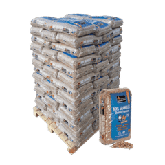 Pellets de Madera Crépito® Premium (Triple Certif.) - Palé 72 Sacos (1080kg)