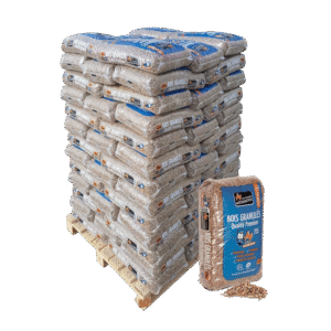 Pellets de Madera Woodstock Premium (NF/DINplus) - Palé 78 Sacos (1170kg)