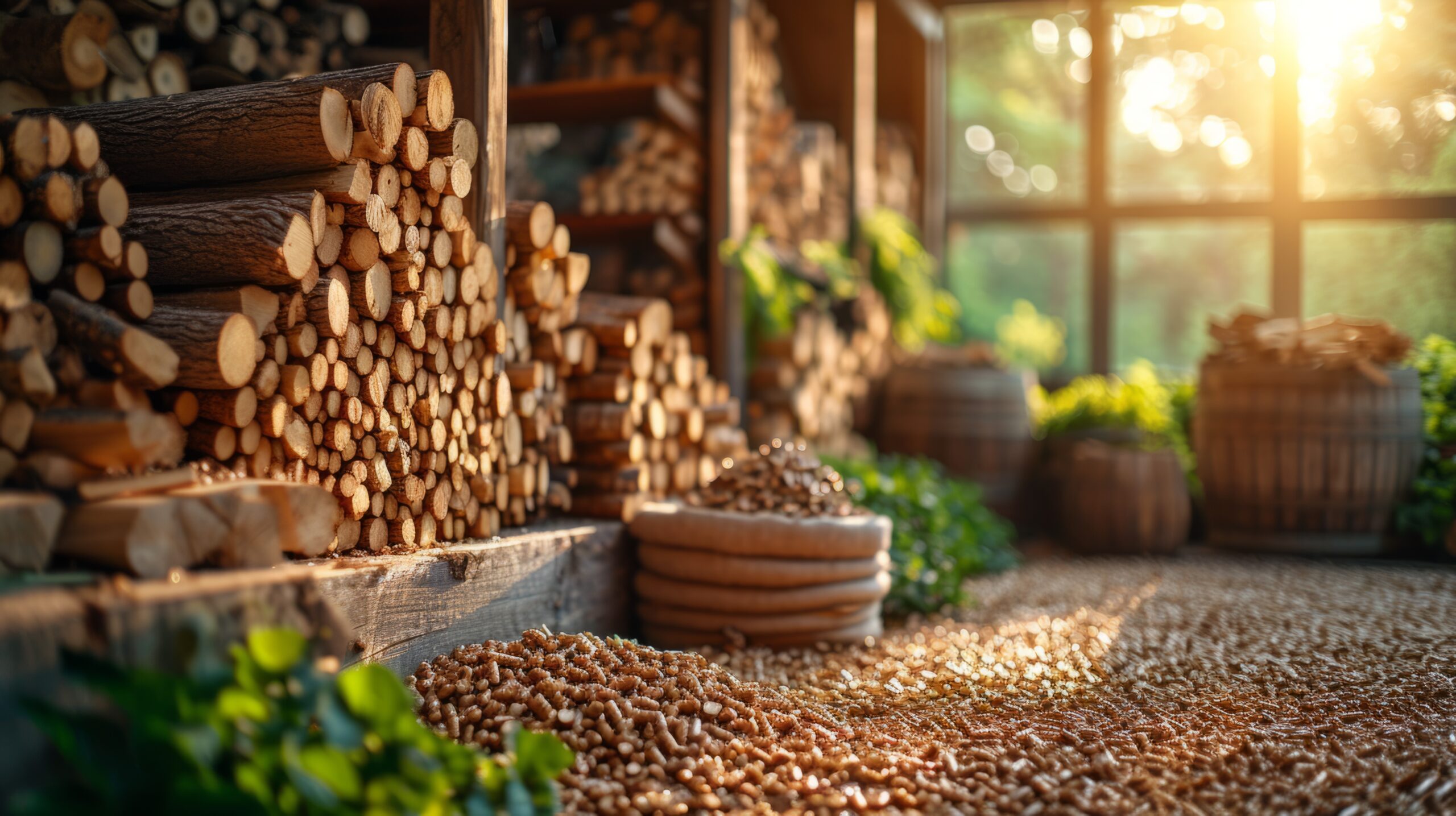 Entrega y Almacenamiento de leña